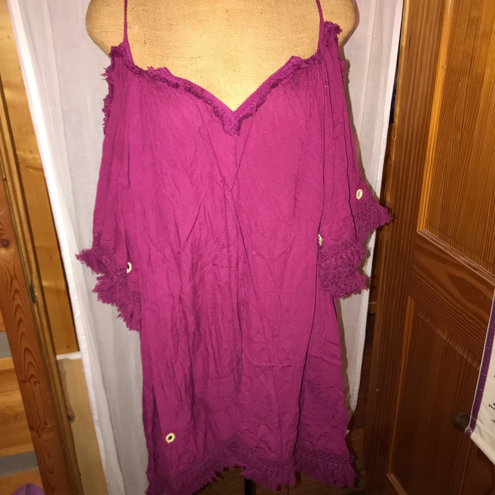 Boho chic flowy dress